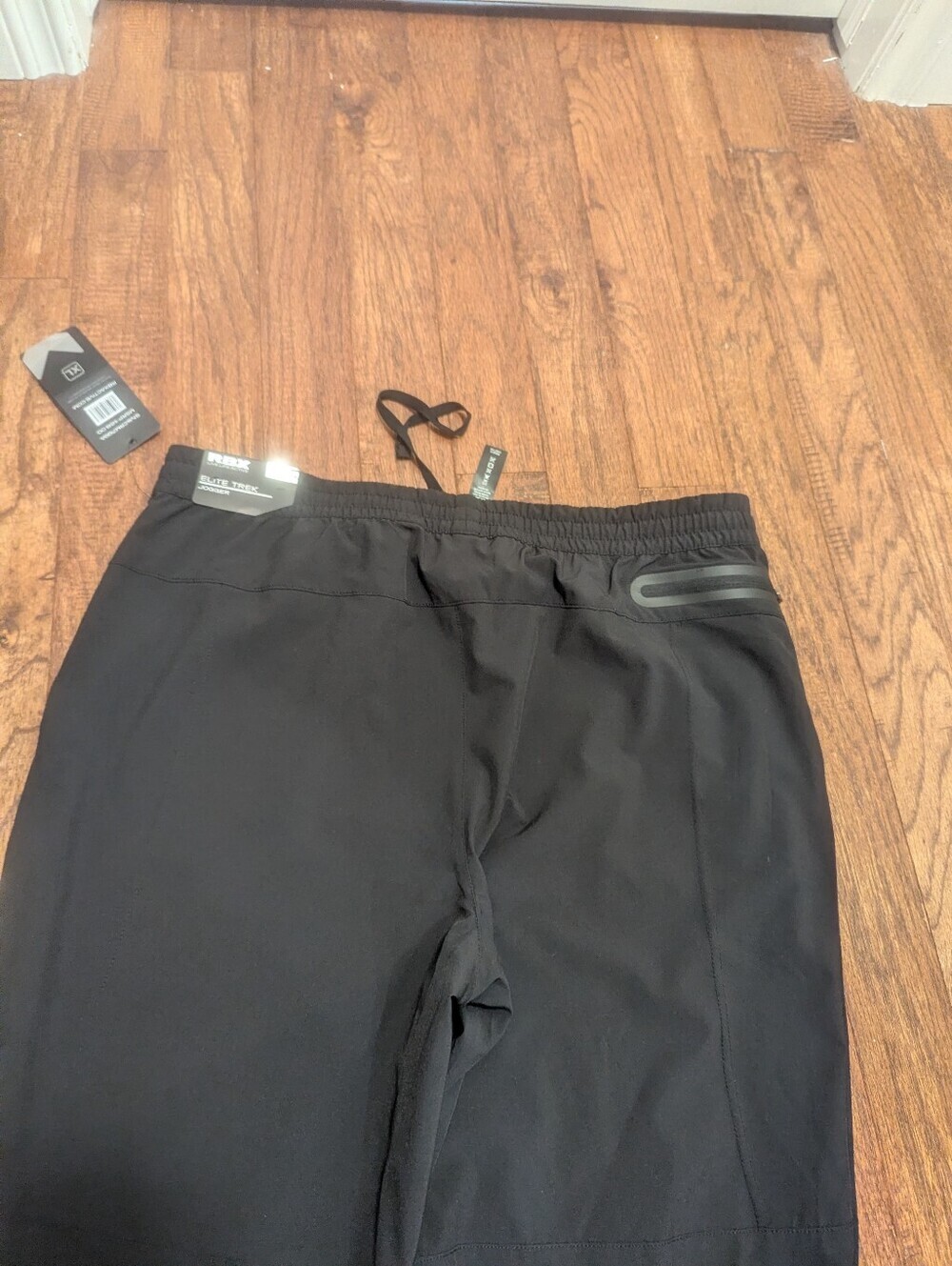 RBX Black Elite Trek Joggers Pants Mens Size XL Lightweight X-dri Quick Dry - Picture 5 of 16